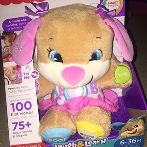 Fisher-Price Interactive Sis Learn & Laugh Dog